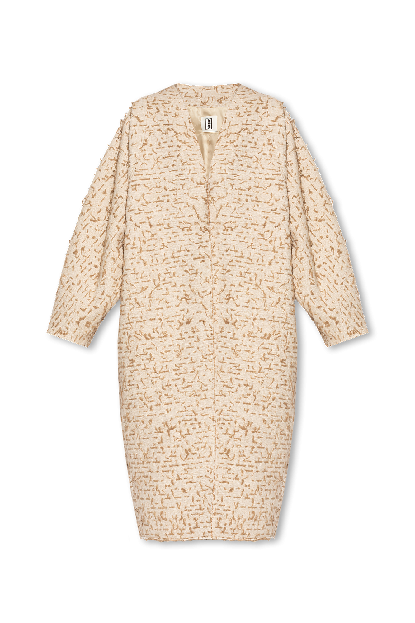 Beige Pomezia oversized coat By Malene Birger GenesinlifeShops